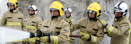 Fire service using command training system