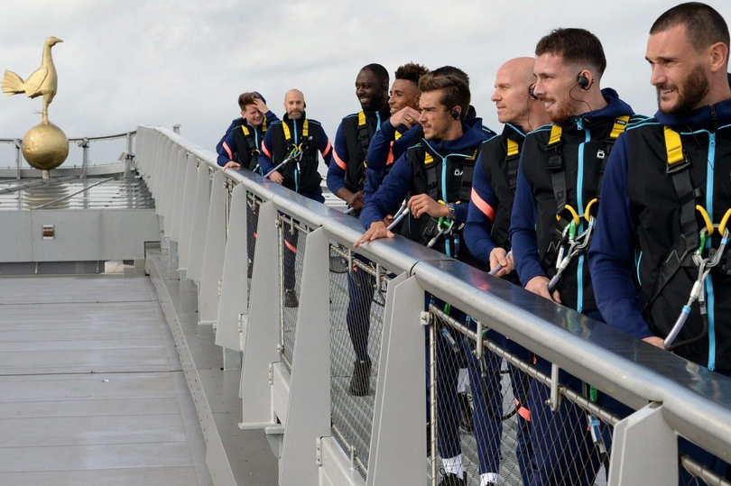 Football stadium tour with headsets