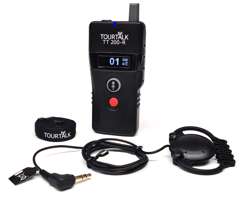 Tourtalk TT 200-R receiver with accessories