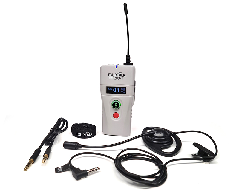 Tourtalk TT 200-T transmitter with accessories