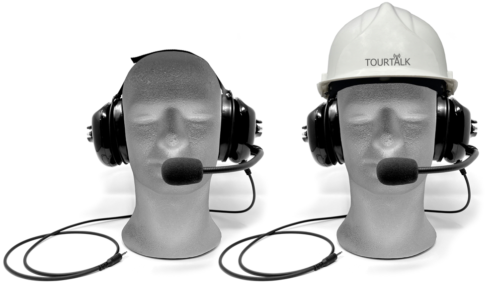 Tourtalk TT-NHH Noise reduction headset for use with a hard hat