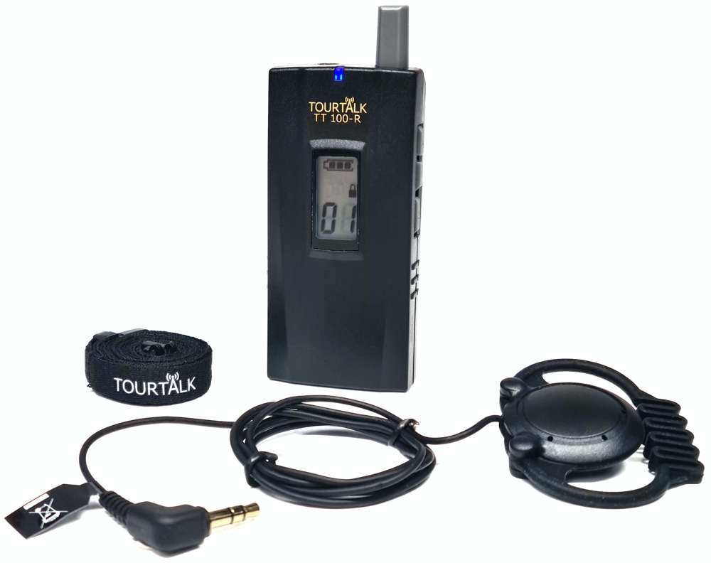 Tourtalk TT 100-R receiver with accessories