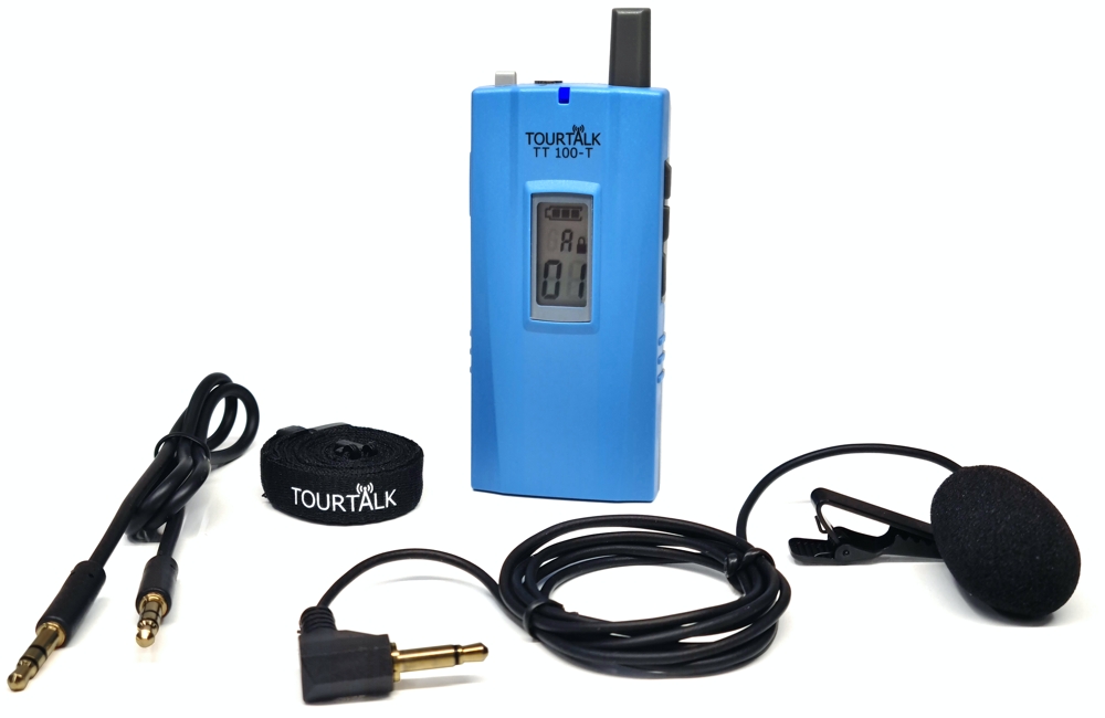 Tourtalk TT 100-T transmitter with accessories