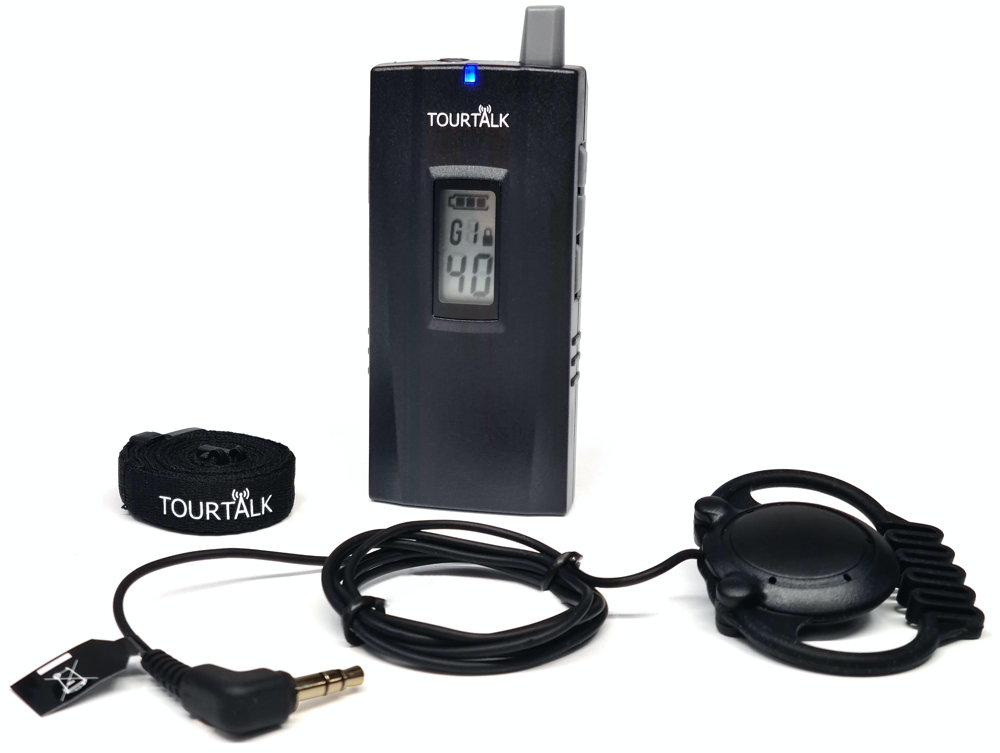 Tourtalk TT 40-R receiver with accessories