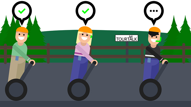 Tourtalk system segway tour example