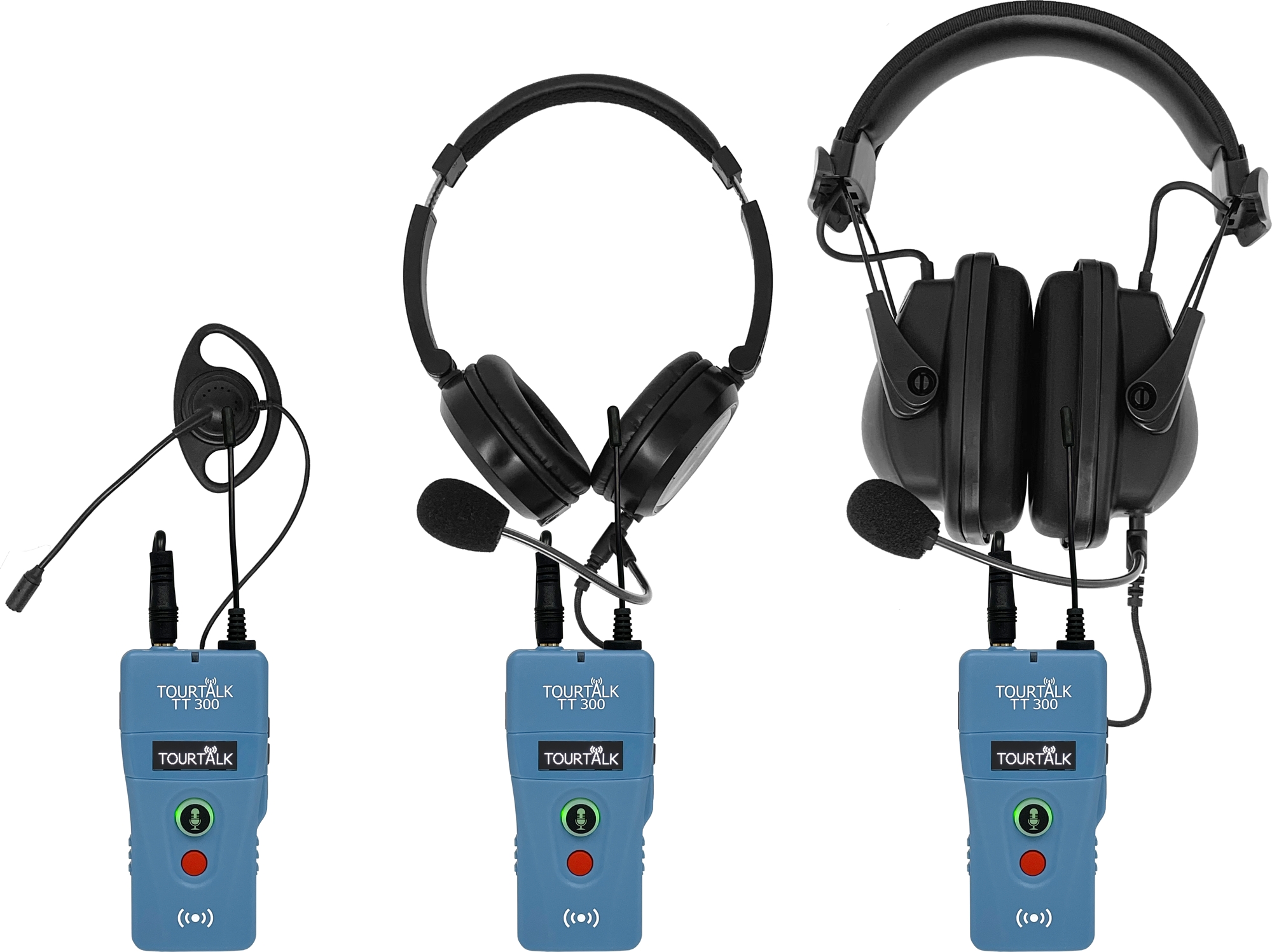 Tourtalk 300 two-way full-duplex headsets